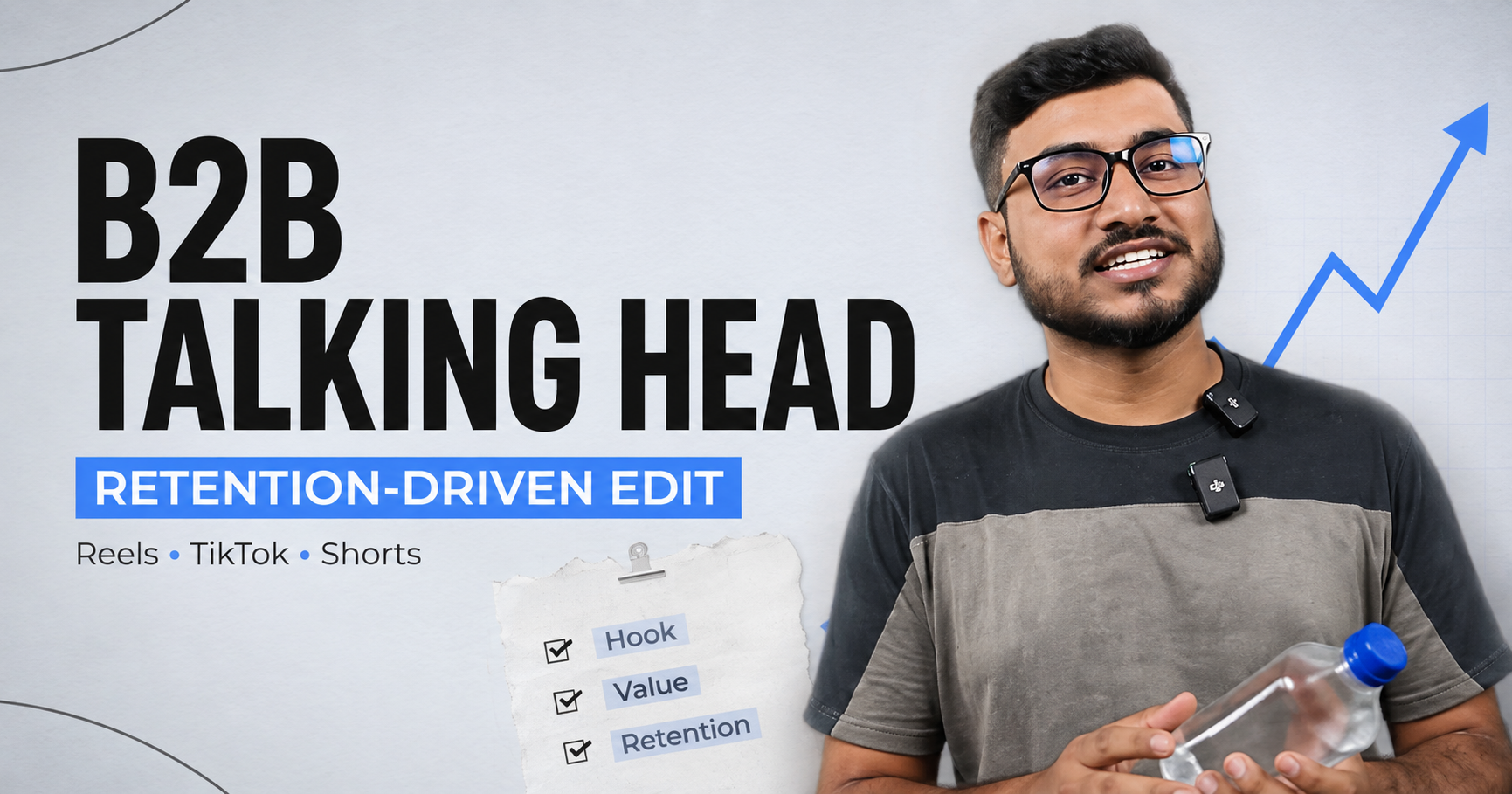 Retention-Driven B2B Talking Head Short (Reels/TikTok) thumbnail